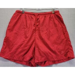 Vintage 90s Youth Nike Red Athletic Shorts Size L (12-14) Y2K Basketball